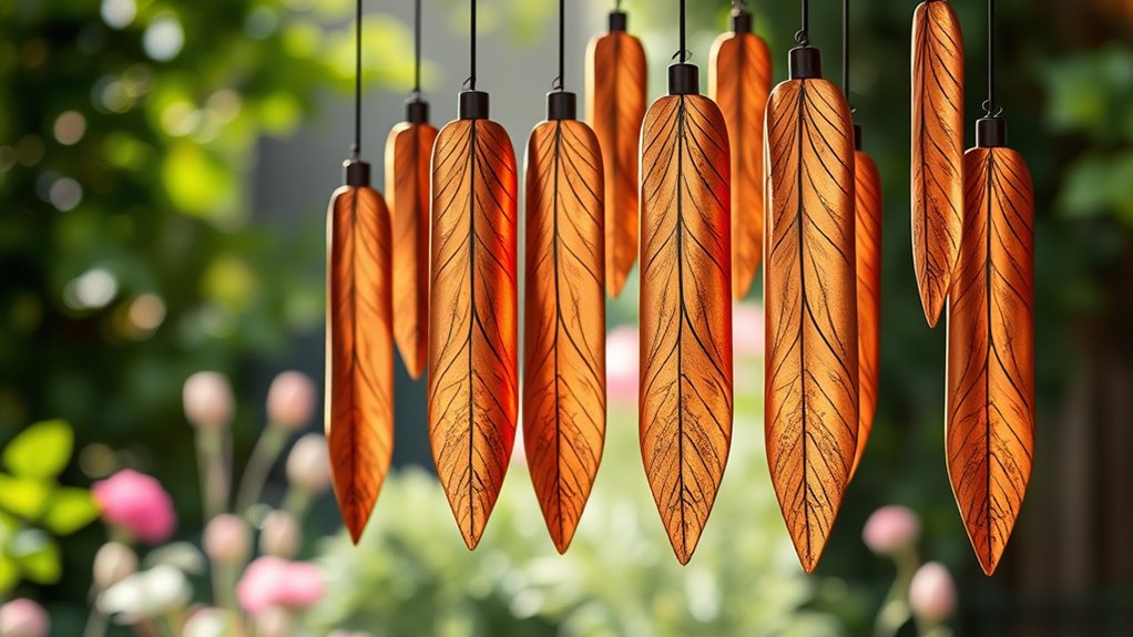 top copper wind chimes