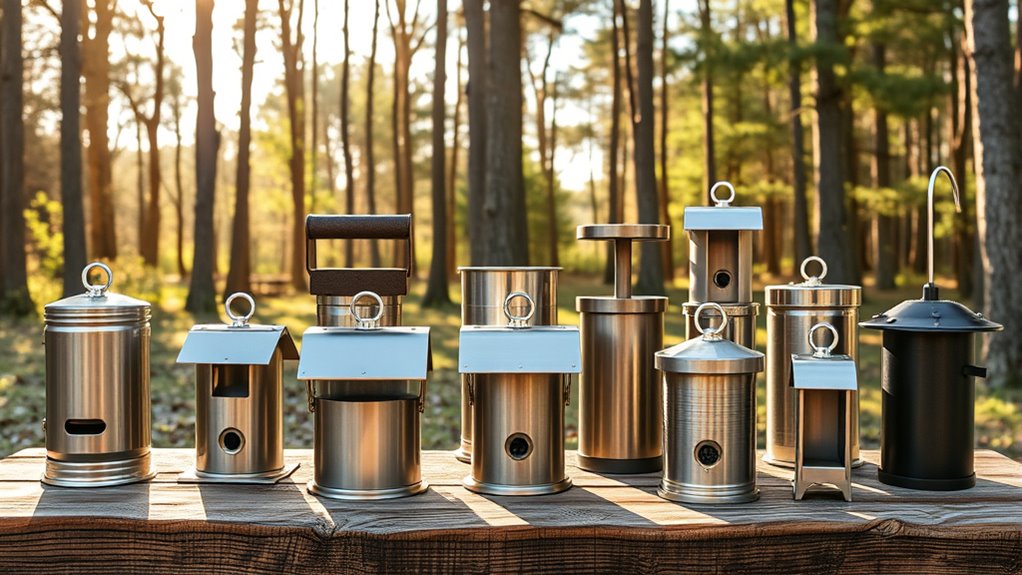 top metal deer feeders