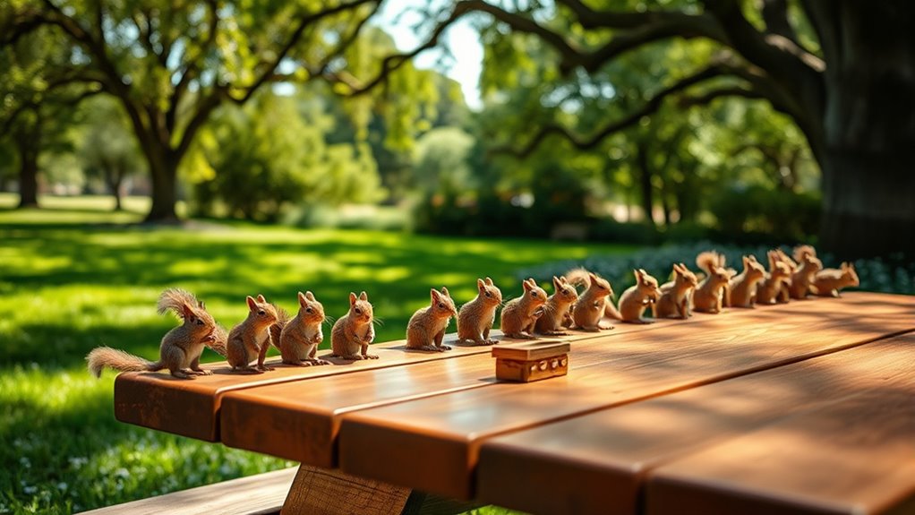 top picnic table squirrel feeders