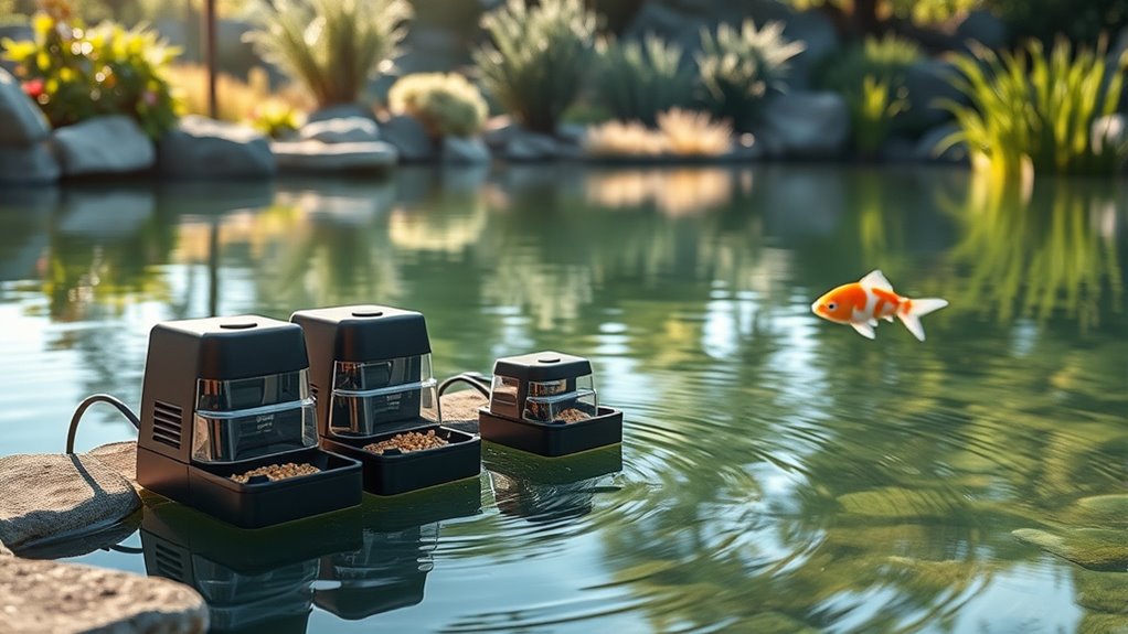 top pond fish feeders