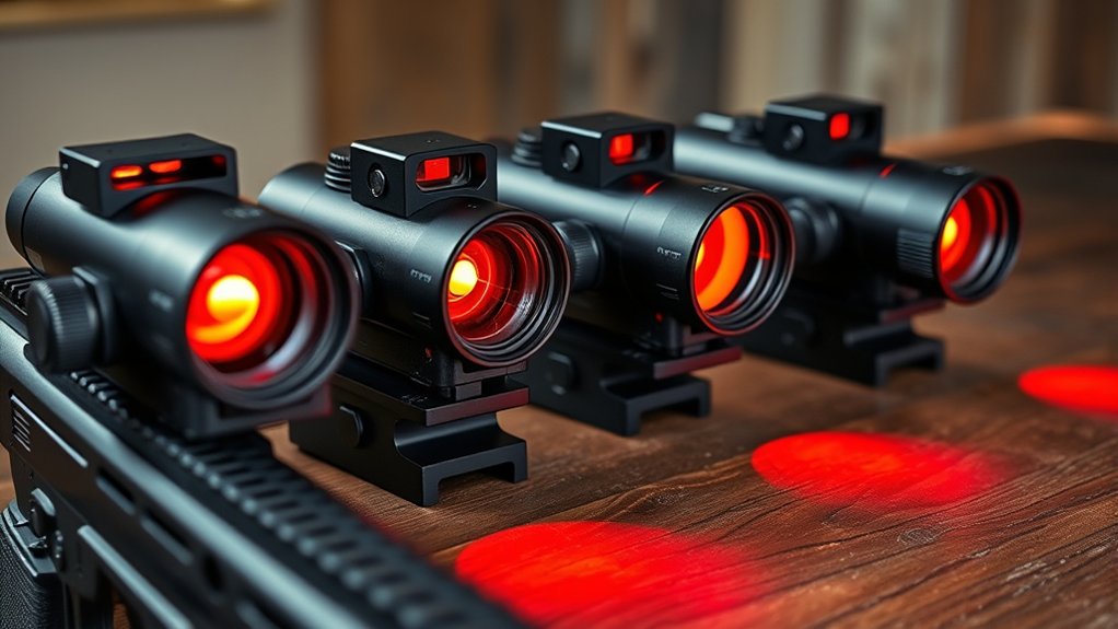 key factors for budget red dot