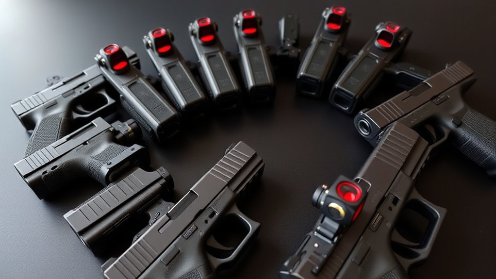 top glock dovetail mounts