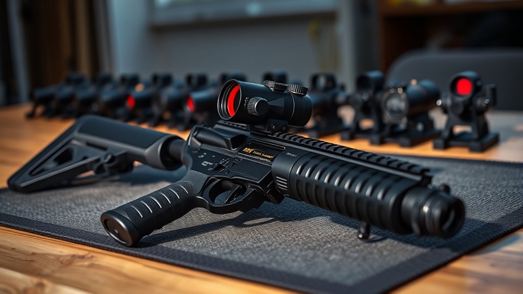 top m4 red dot sights