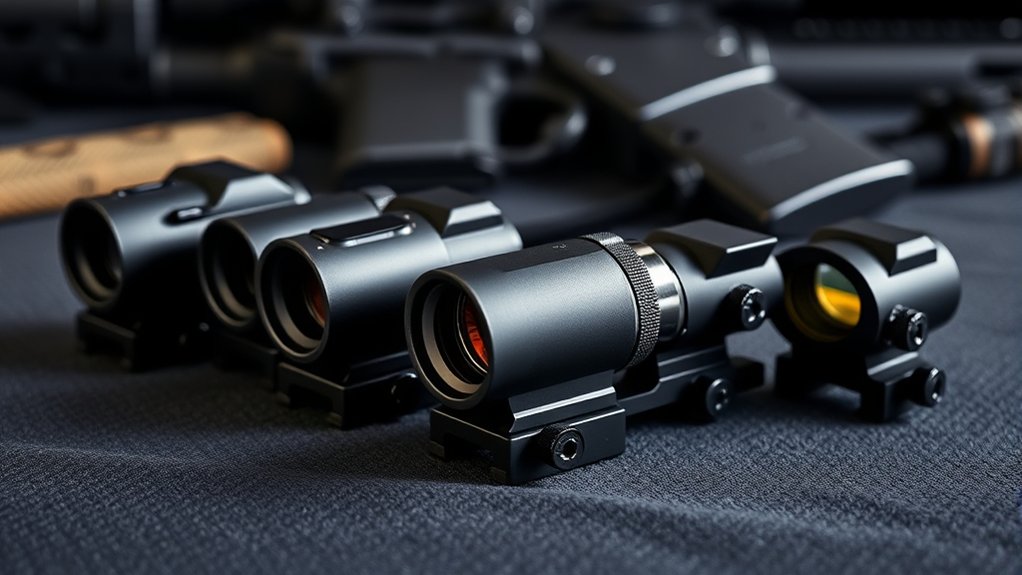 top offset iron sights