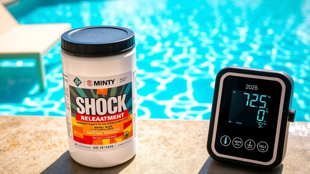 choosing shock for salt pools