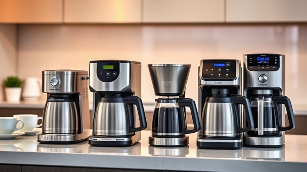 top stainless steel coffee makers