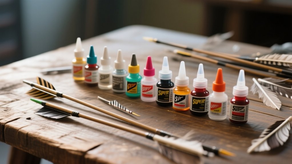 top arrow fletching adhesives