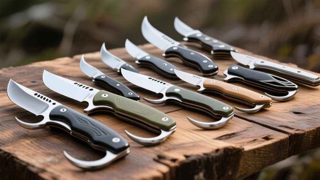top folding gut hook knives