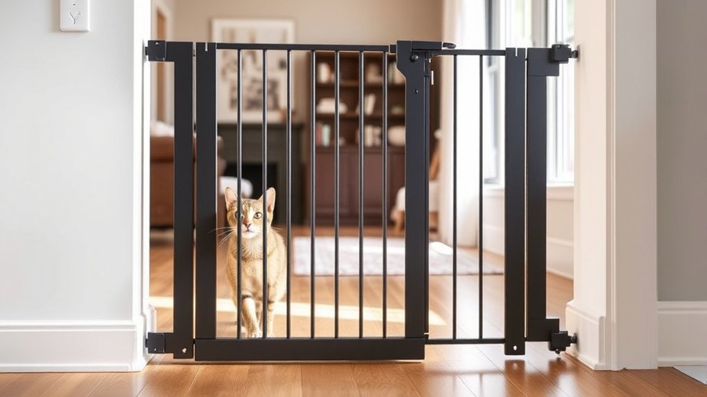 cat gate height and spacing