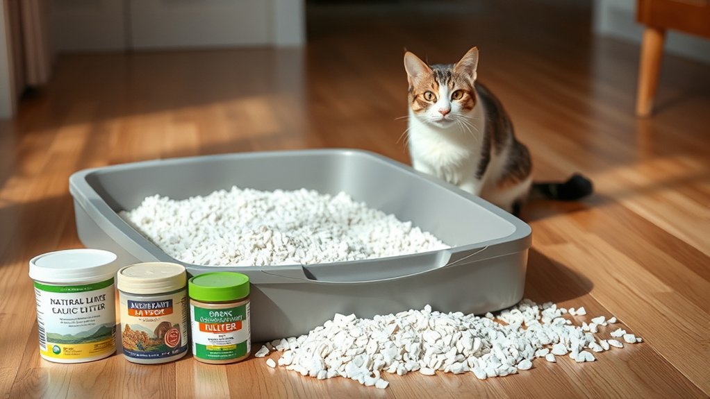 clumping odor dust control