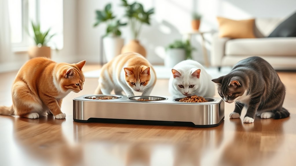 multiple cat feeding considerations