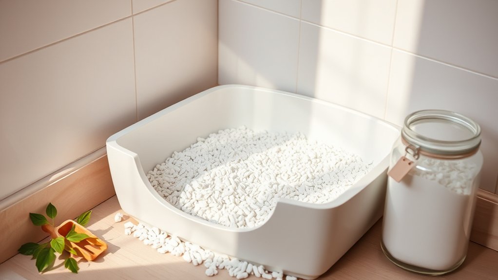 safe odor controlling eco friendly litter