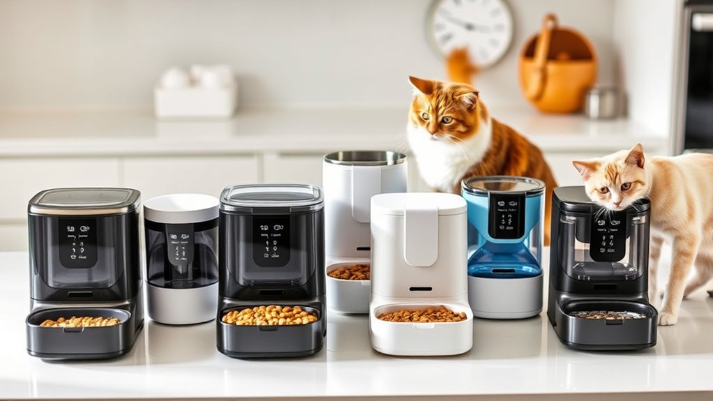 top cat food feeders
