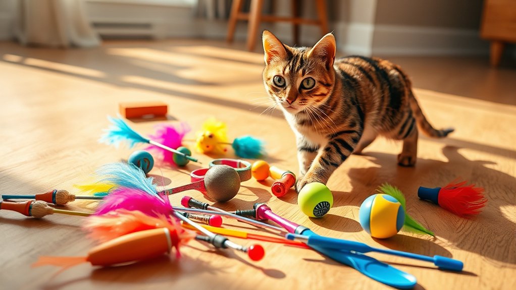 top cat teaser toys