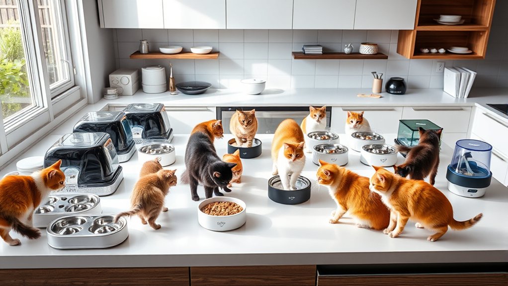 top multi cat feeders