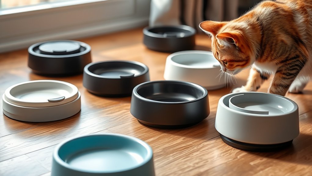 top spill proof cat bowls