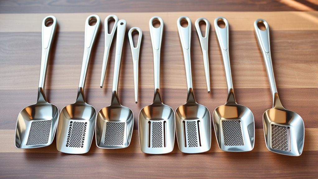 top stainless steel scoops