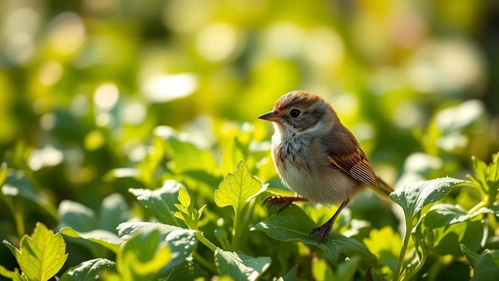 arugula is bird safe