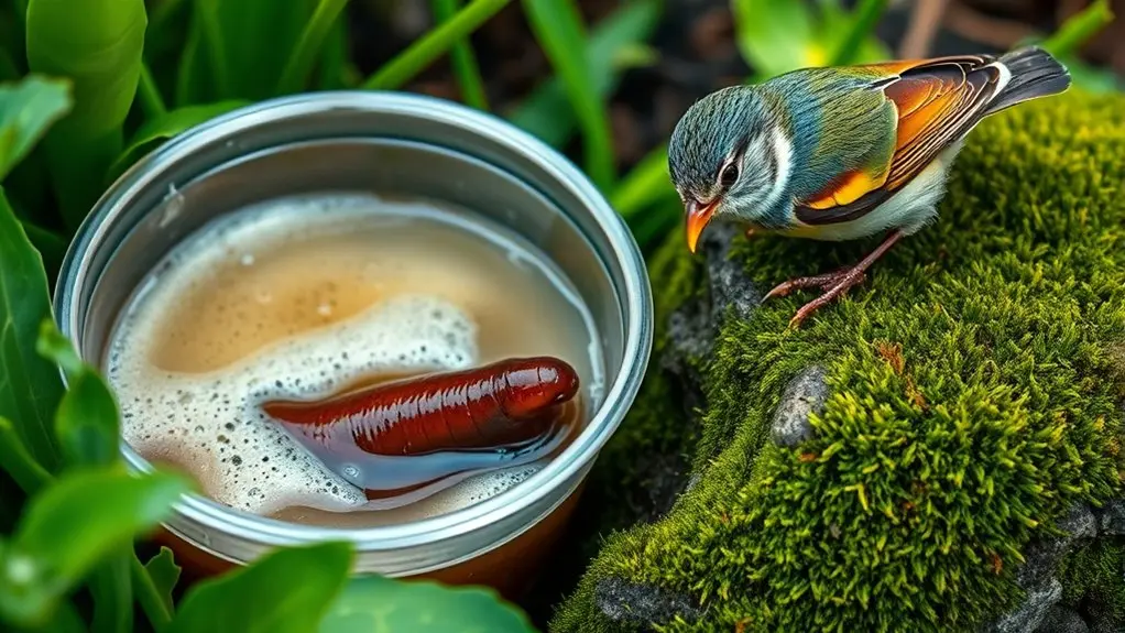 beer traps attract slugs and birds
