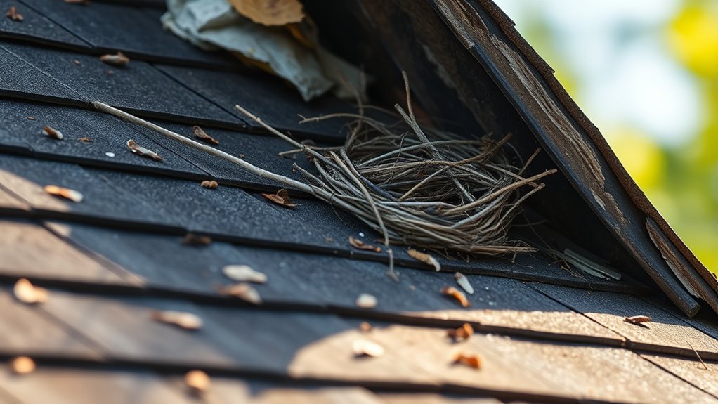 bird nests block ignite damage