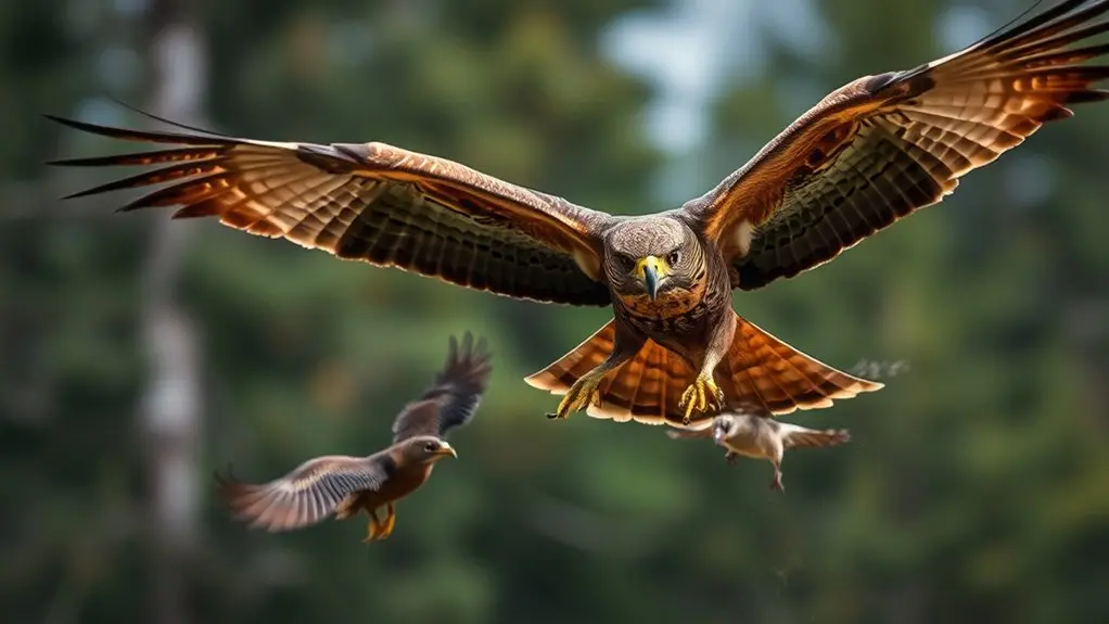 bird predation for survival