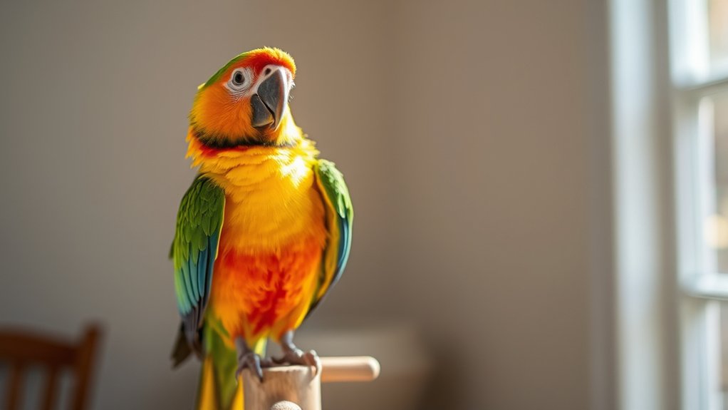 bird signals before pooping