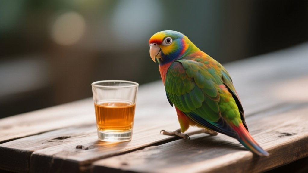 birds and alcohol safety