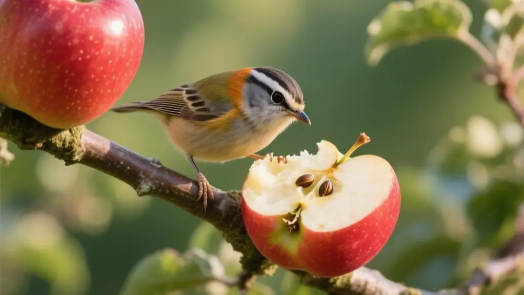 birds apple seed safety