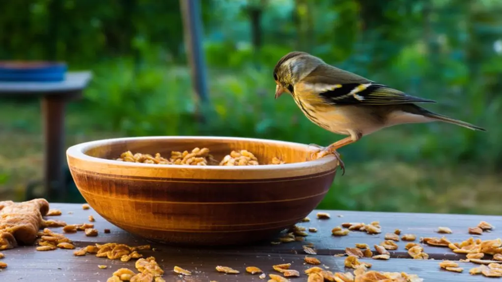 birds bran flakes safety