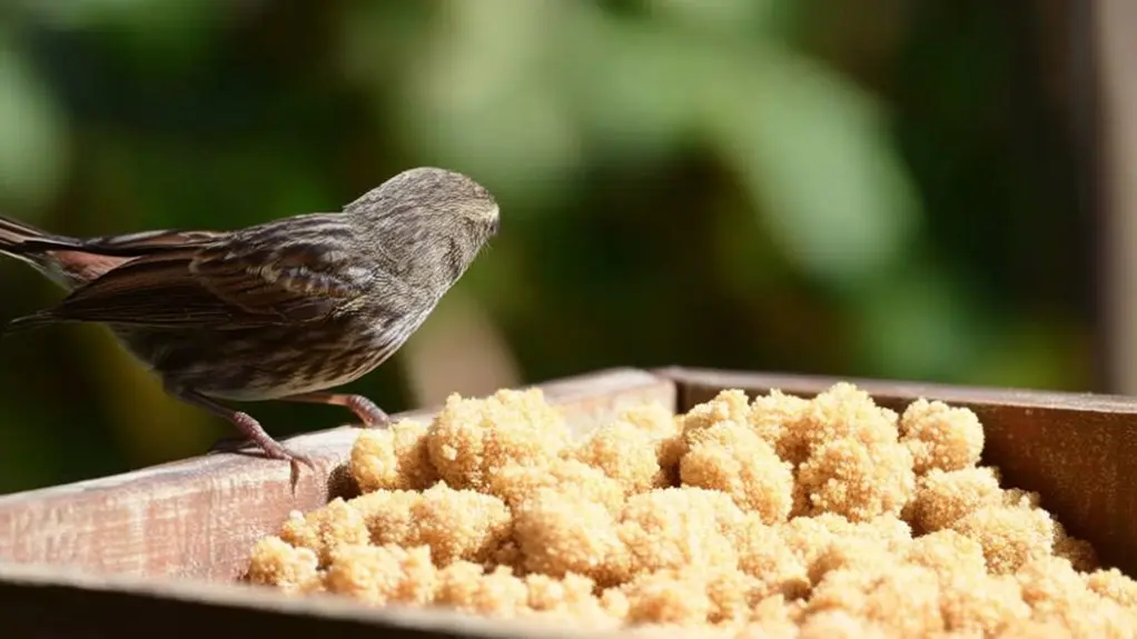 birds bulgur wheat diet