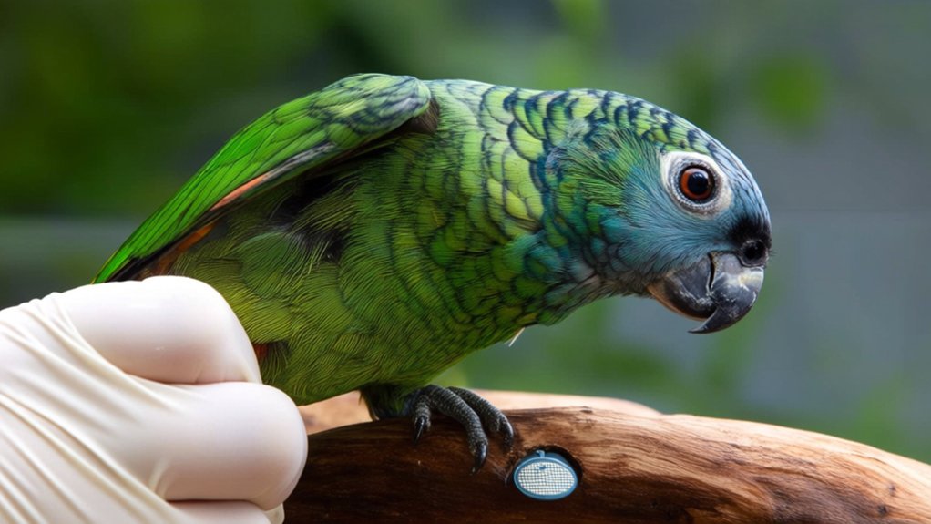 birds can be microchipped