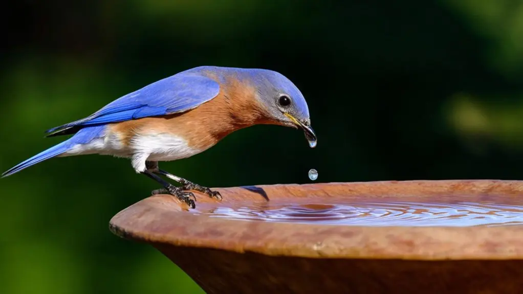 birds can drink cold water