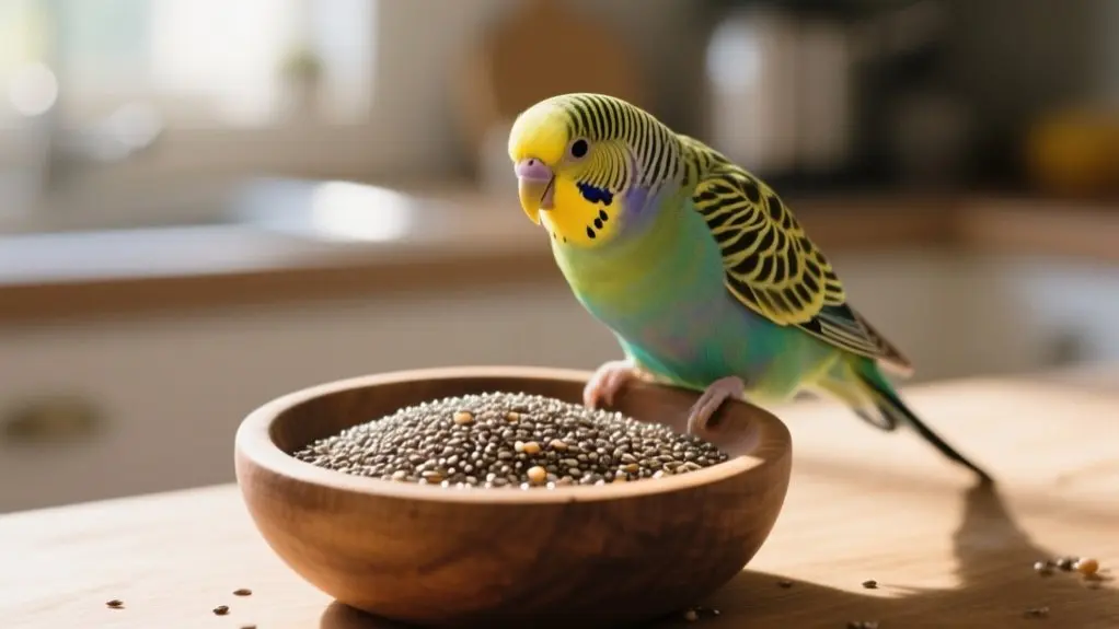 birds can eat chia seeds