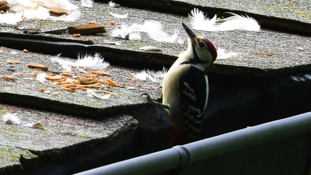 birds causing roof damage