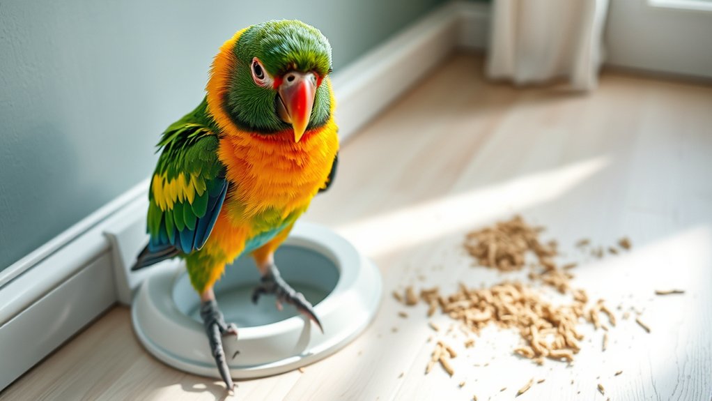 birds natural elimination habits