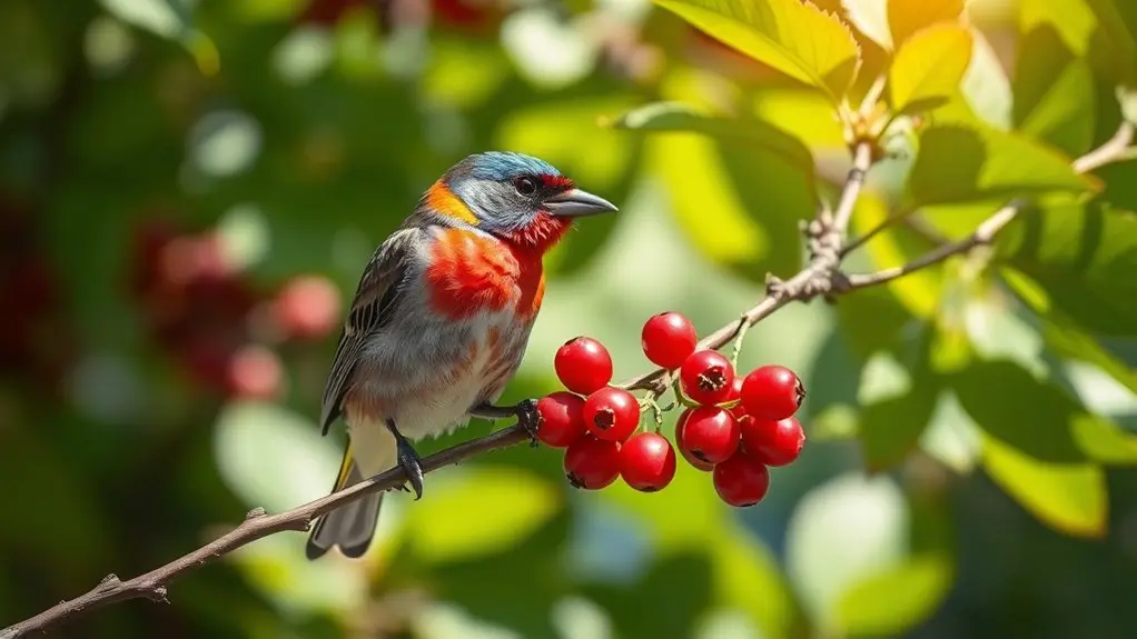 birds rely on berries