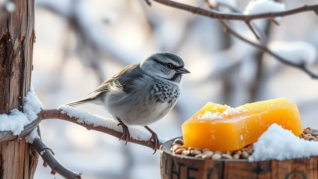 birds rely on fats winter survival
