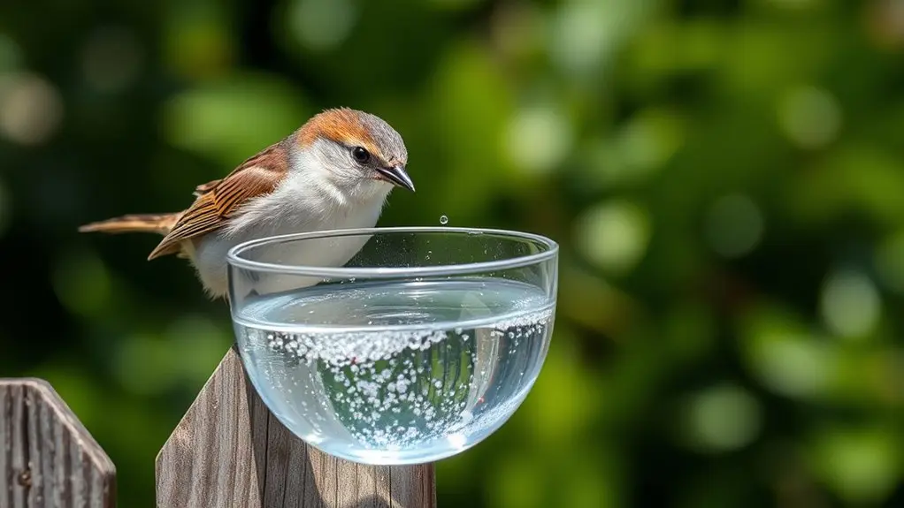 birds safely handle fizzy drinks