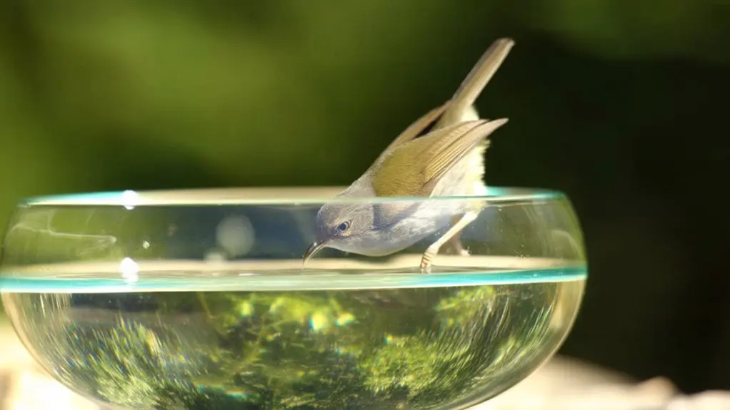 birds safety drinking water