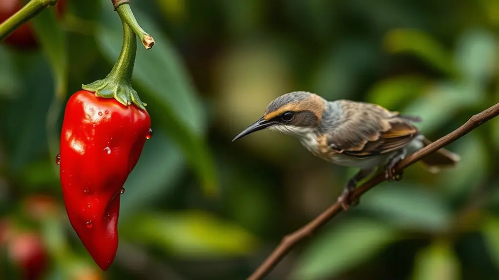 birds sense capsaicin differently