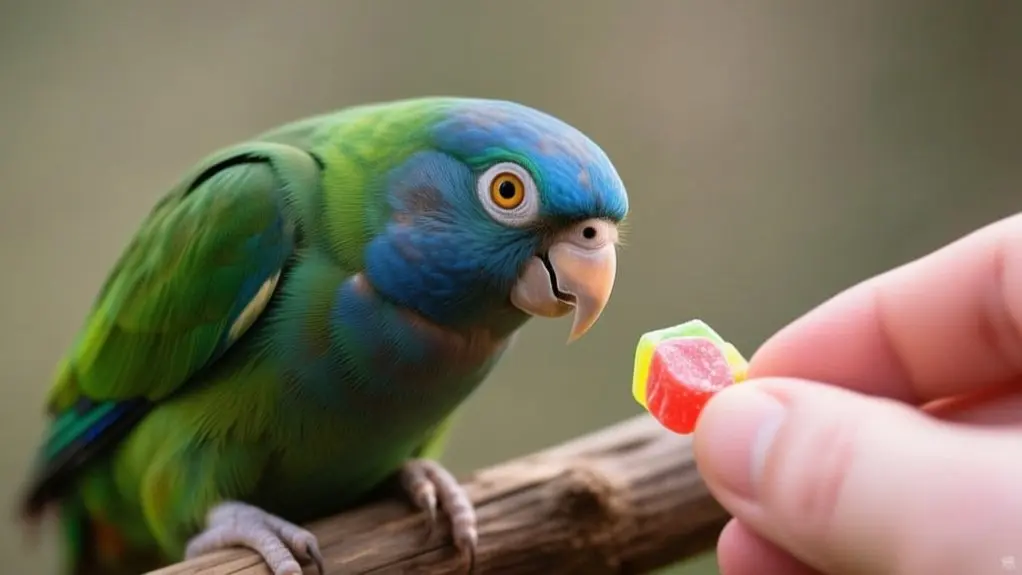 birds should avoid candy
