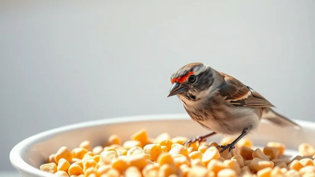 birds should rarely eat cat food