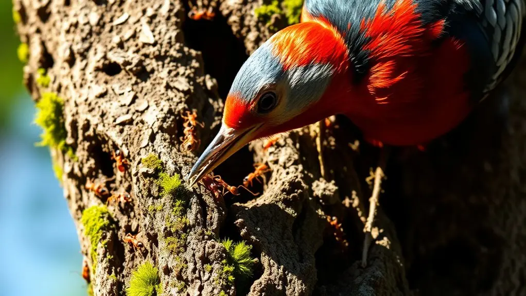 birds that eat ants