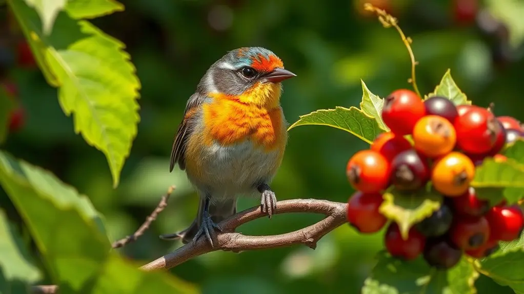 birds tolerate toxic berries