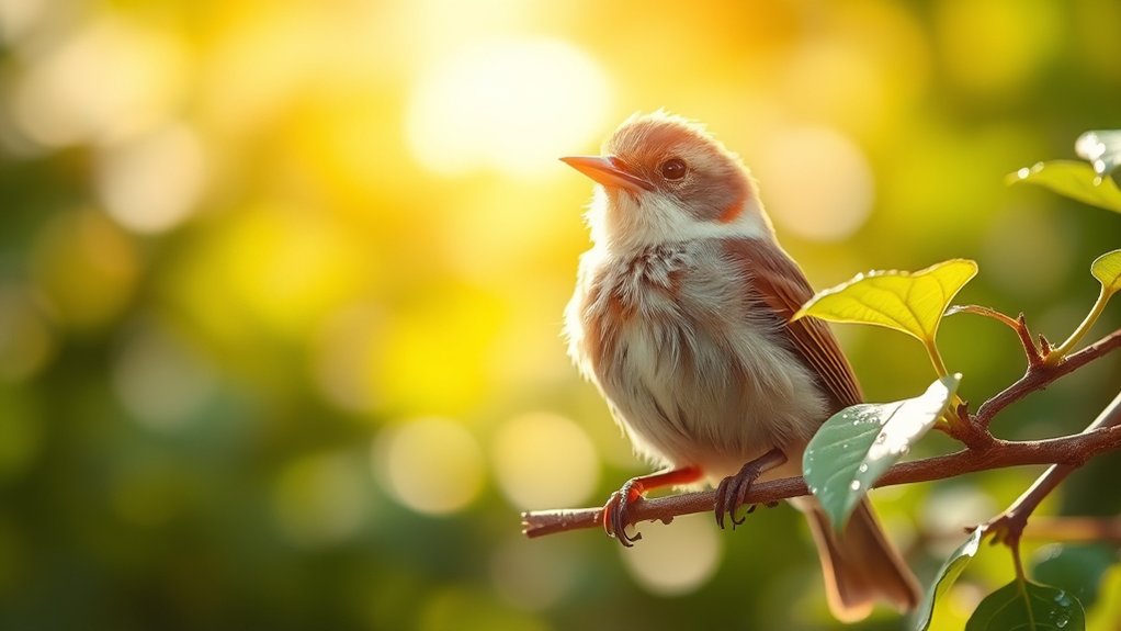 birds use panting and shade