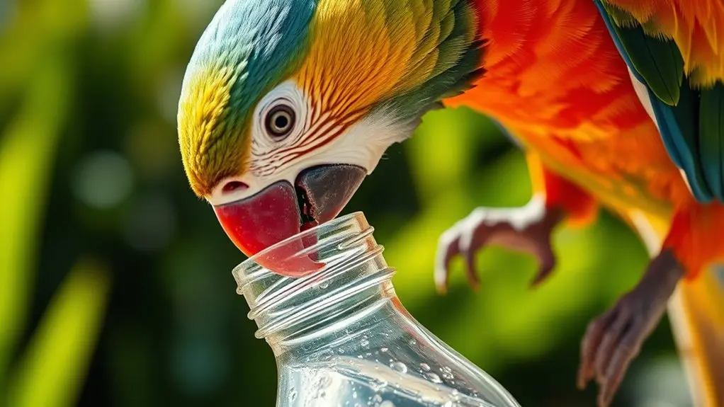 birds water drinking adaptability