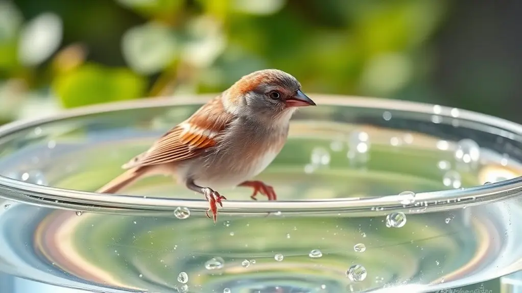 cold water promotes bird health