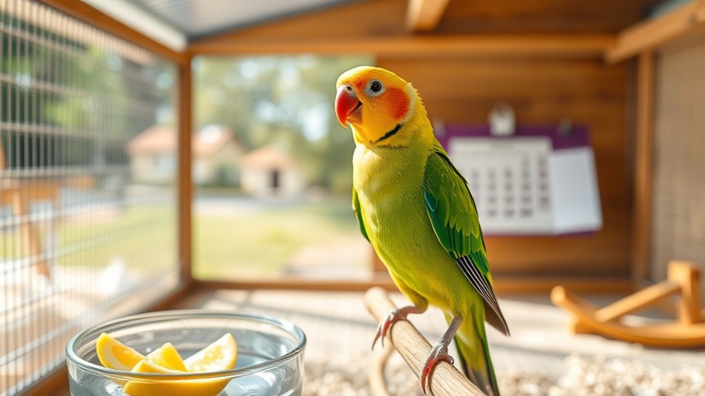 daily bird health monitoring