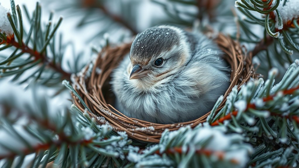 feathers trap heat effectively