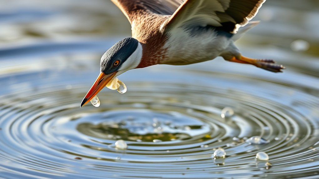 fish eggs survive bird digestion